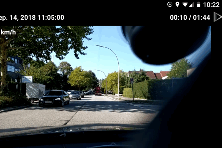 DashCam - Unfall-Kamera